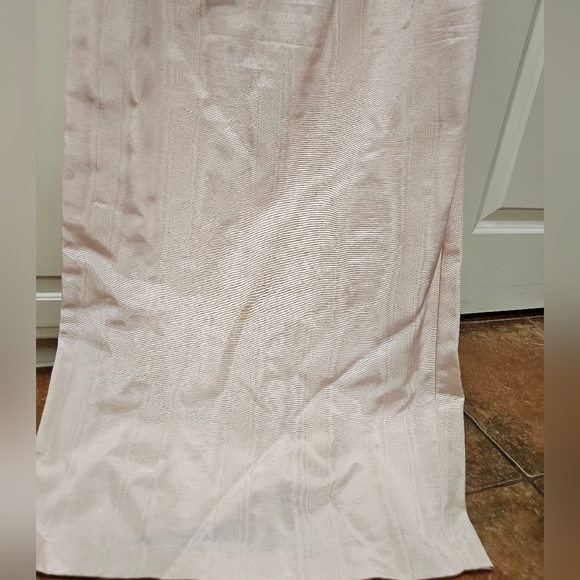 Off-the-Shoulder Formal Dress with Vintage Flair, Light Pink - Picture 10 of 10